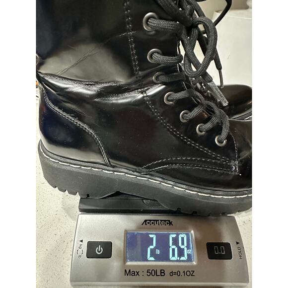 Soda Women’s Boots Combat Moto Harley Paton Lace up Goth Grunge Black 8M - Picture 13 of 13